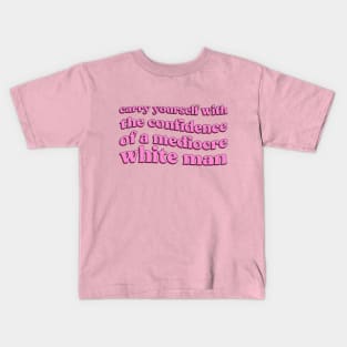 Mediocre White Man Kids T-Shirt